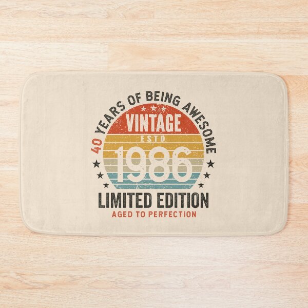 Item preview, 40th Birthday Awesome 40 Years Vintage Since 1986 designed and sold by eclecTEEq.