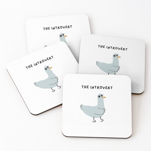 Item preview, Introvert Duck Friends Pastel Personality Temper Pigeon Books designed and sold by ChibiKiramimi.