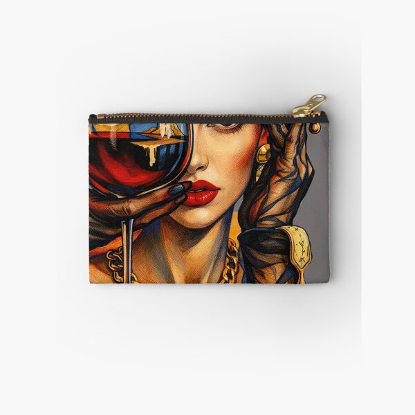 Item preview, In vino veritas. Woman and glass of  wine art  designed and sold by Natart1004.