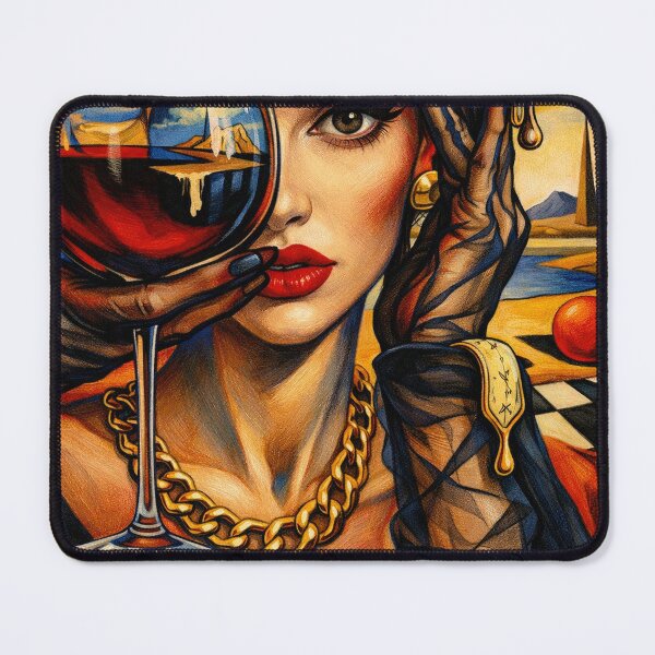 Item preview, In vino veritas. Woman and glass of  wine art  designed and sold by Natart1004.