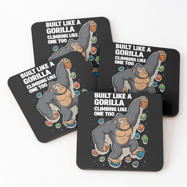 Item preview, Fun bouldering – Gorilla Cartoon Climbing Shirt designed and sold by Pineapple-Tree.