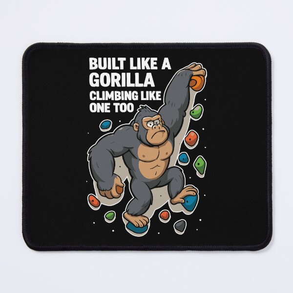 Item preview, Fun bouldering – Gorilla Cartoon Climbing Shirt designed and sold by Pineapple-Tree.