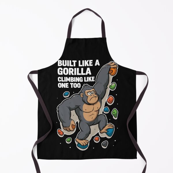 Item preview, Fun bouldering – Gorilla Cartoon Climbing Shirt designed and sold by Pineapple-Tree.