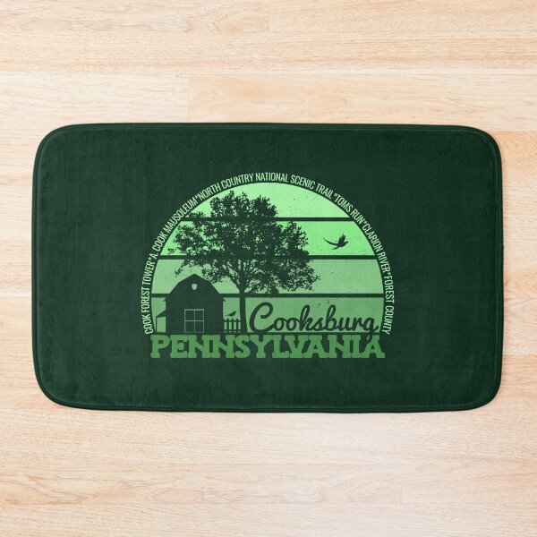 Item preview, Cooksburg Pennsylvania Sunset Retro Vintage Local Pride Logo designed and sold by CRHPOD20.