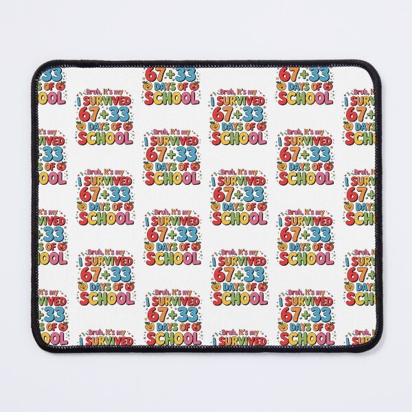 Item preview, Bruh Teacher 67+33 Days Of School for Kids Funny 6 7 Meme designed and sold by MuniraWearify.