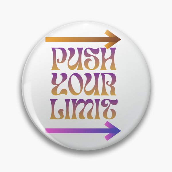 Item preview, Push Your Limit – Motivational Arrow Design designed and sold by Daily Mood Studio.