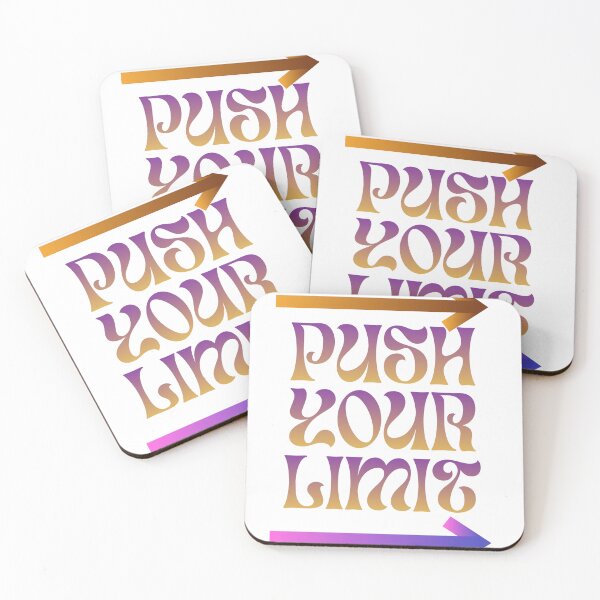 Item preview, Push Your Limit – Motivational Arrow Design designed and sold by Daily Mood Studio.