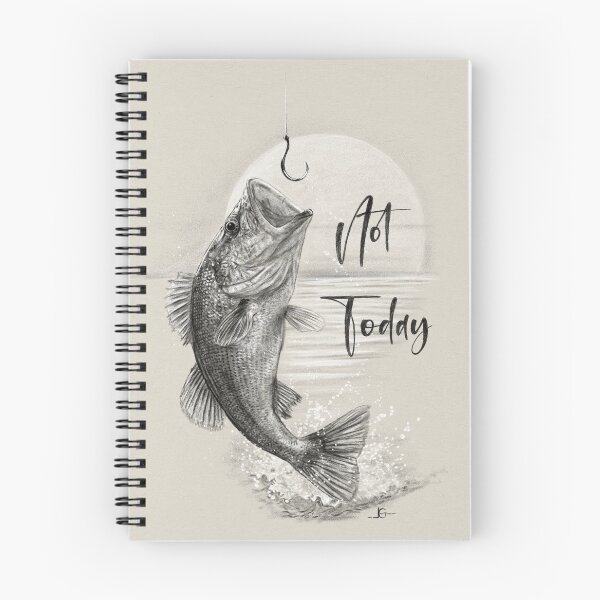 Item preview, Bass Fishing Art Today Illustration 1 designed and sold by kolonjArt.