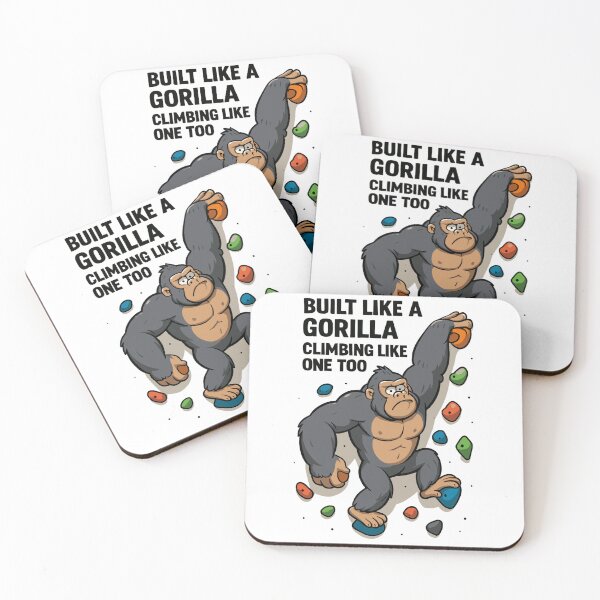 Item preview, Fun bouldering – Gorilla Cartoon Climbing Shirt designed and sold by Pineapple-Tree.
