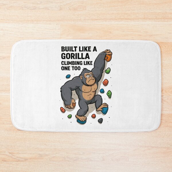 Item preview, Fun bouldering – Gorilla Cartoon Climbing Shirt designed and sold by Pineapple-Tree.