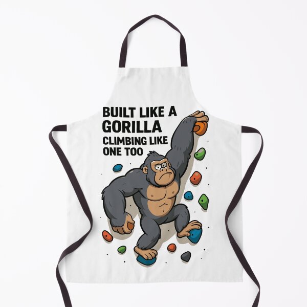 Item preview, Fun bouldering – Gorilla Cartoon Climbing Shirt designed and sold by Pineapple-Tree.