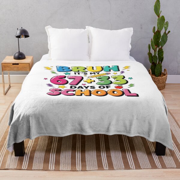 Item preview, Bruh Teacher 67+33 Days Of School for Kids 6 7 Meme designed and sold by MuniraWearify.