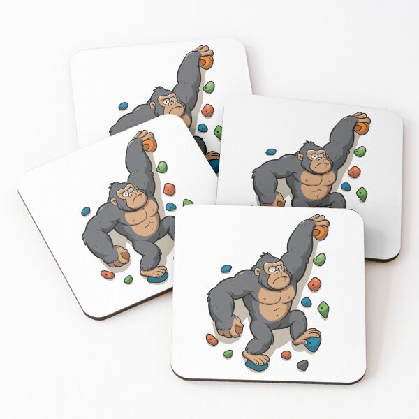 Item preview, Funny Gorilla Bouldering Climbing Humor Shirt designed and sold by Pineapple-Tree.