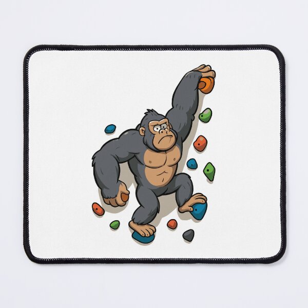 Item preview, Funny Gorilla Bouldering Climbing Humor Shirt designed and sold by Pineapple-Tree.
