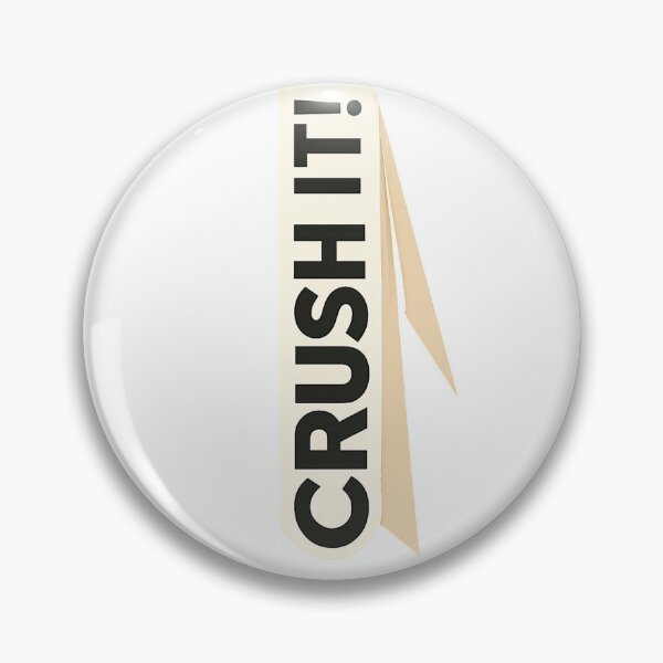 Item preview, Crush It! Minimalist Motivation Typography Design for Office, Gym, and Goal Getters designed and sold by TerScott.