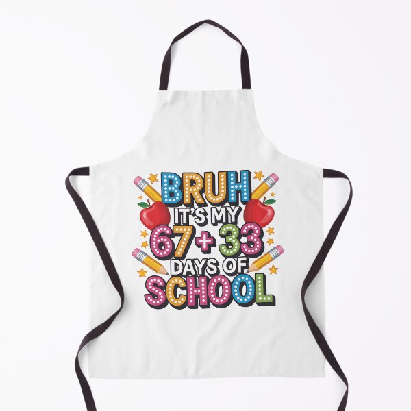 Item preview, Bruh It's My 67+33 Days Of School for Kids 6 7 Meme designed and sold by MuniraWearify.