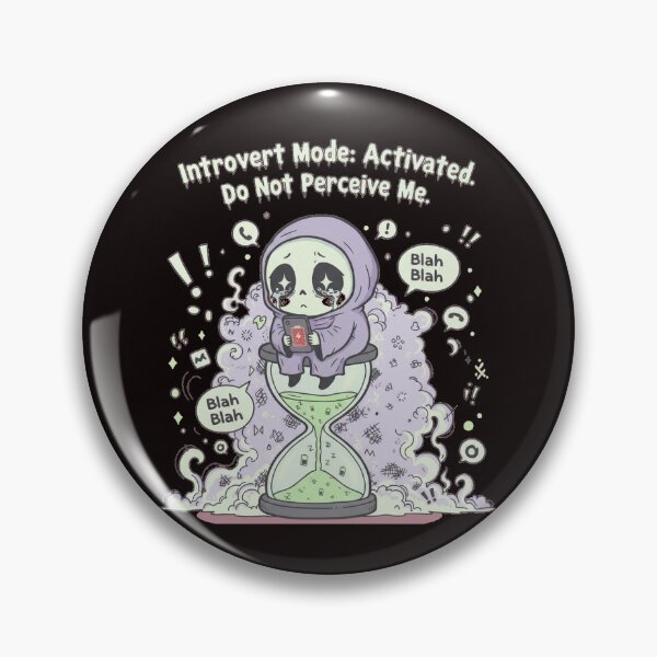 Item preview, Kawaii Reaper Social Battery 1% Introvert Art designed and sold by ViviByPaula.