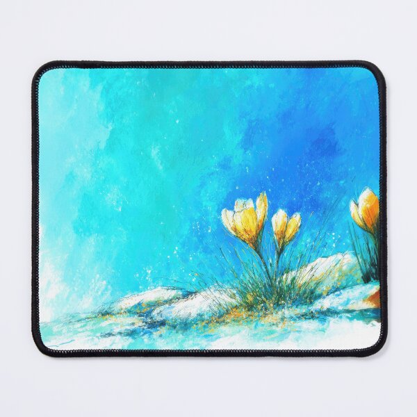 Item preview, Crocuses in Blue Silence designed and sold by riquishop.