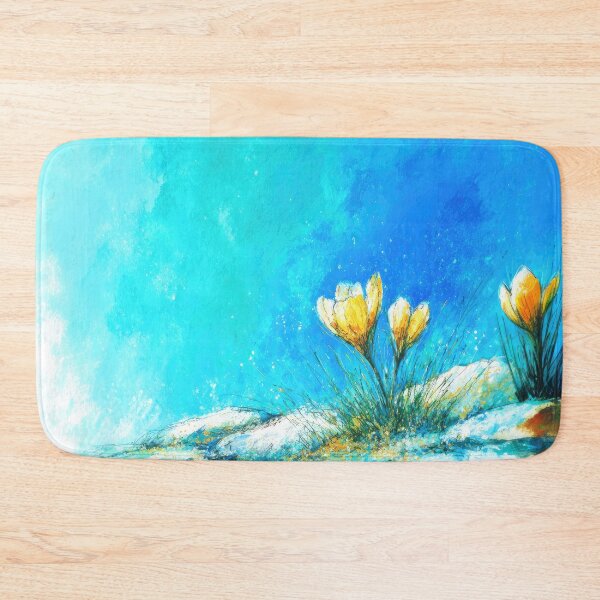 Item preview, Crocuses in Blue Silence designed and sold by riquishop.