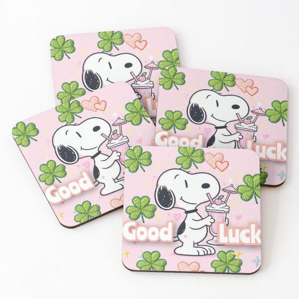 Item preview, Cup of coffee snoopy good luck designed and sold by CarolynaLee.