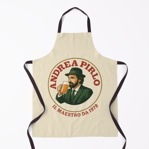 Item preview, Andrea Pirlo Parody Beer Sticker – Il Maestro designed and sold by WhisperFrame.