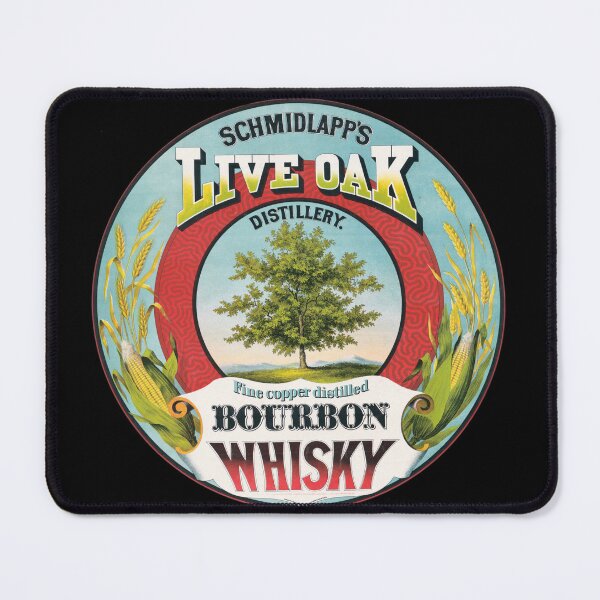 Item preview, Schmidlapp’s Live Oak bourbon whisky (c1872) - Ehrgott and Krebs designed and sold by Matthew Kinnersly.