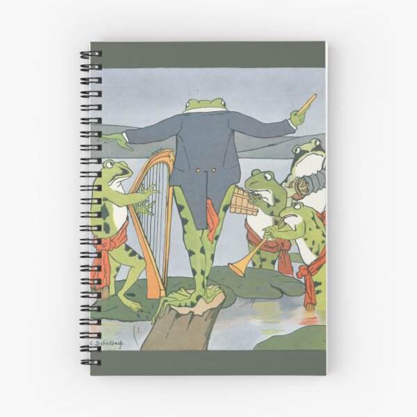 Item preview, Elisabeth Schellbach - Frog Musicians from "Komische Kauze" designed and sold by HiddenWalnuts.