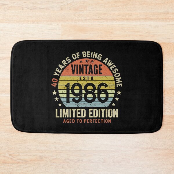 Item preview, 40th Birthday Awesome 40 Years Vintage 1986 designed and sold by eclecTEEq.