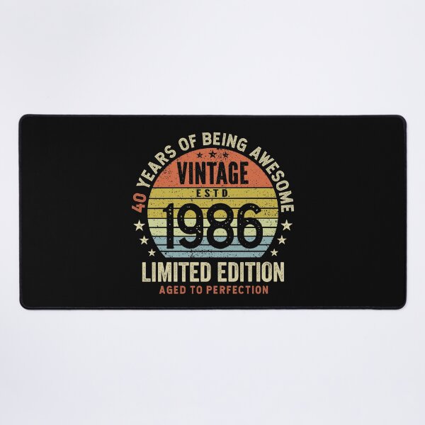 Item preview, 40th Birthday Awesome 40 Years Vintage 1986 designed and sold by eclecTEEq.
