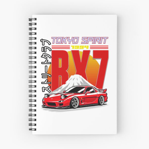 Item preview, Mazda RX-7 FD Tokyo Spirit JDM Rotary Sunset Fuji designed and sold by Aegy2024.