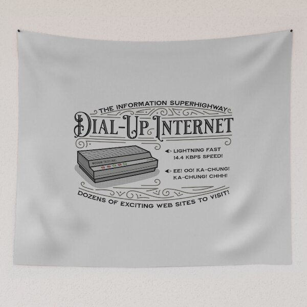 Item preview, Vintage Dial Up Internet designed and sold by vonplatypus.