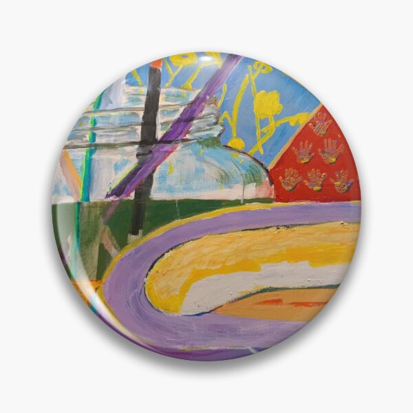Item preview, Studio; influenced by Matisse, a pattern rich view of brushes and tape designed and sold by Mary Ker.