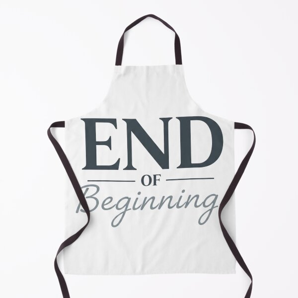Item preview, End of the Beginning – New Chapter Quote Typography Design designed and sold by inaveed.