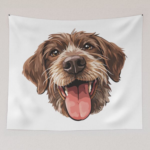 Item preview, Wirehaired Pointing Griffon designed and sold by BrandMuffinStudio.