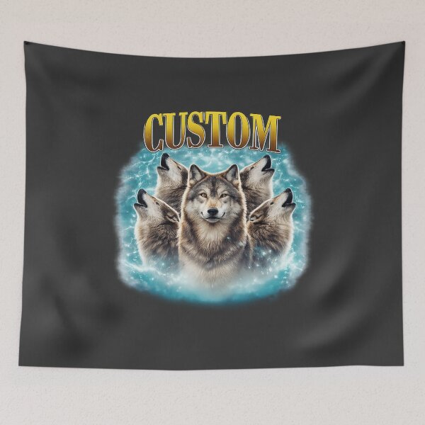 Item preview, Custom Wolf Spirit Design designed and sold by Lulu Shop.