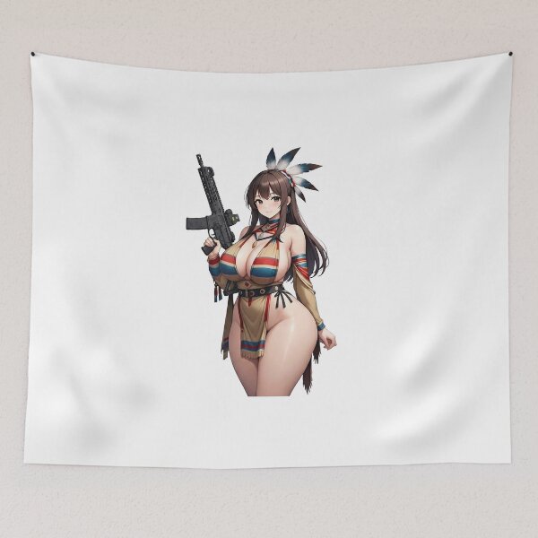 Item preview, Gun of Native American designed and sold by RAWLIFEGRAPHIC.