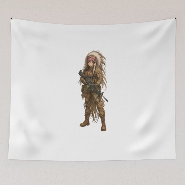Item preview, Gun of Native American designed and sold by RAWLIFEGRAPHIC.