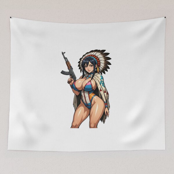 Item preview, Gun of Native American designed and sold by RAWLIFEGRAPHIC.