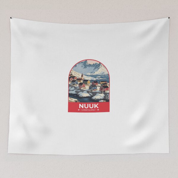 Item preview, Nuuk Greenland Travel  designed and sold by TulipaGraphics.