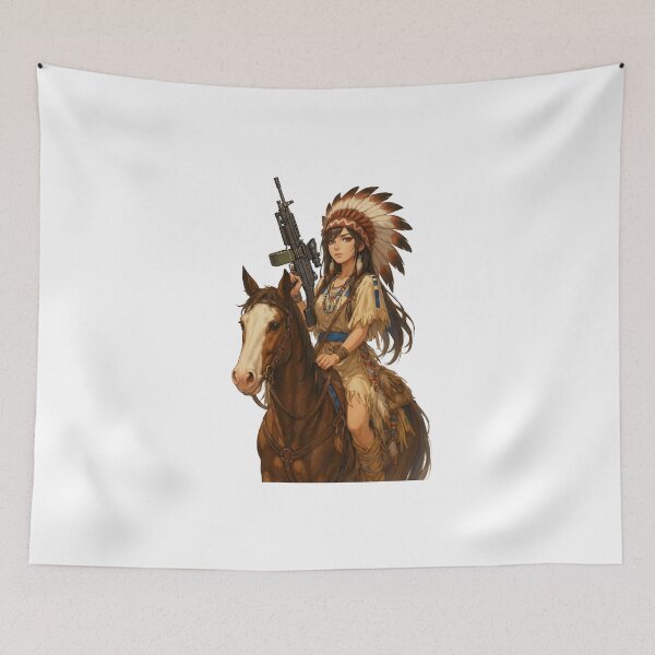 Item preview, Gun of Native American designed and sold by RAWLIFEGRAPHIC.