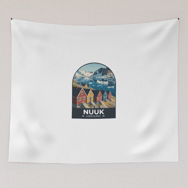 Item preview, Nuuk Greenland Travel  designed and sold by TulipaGraphics.