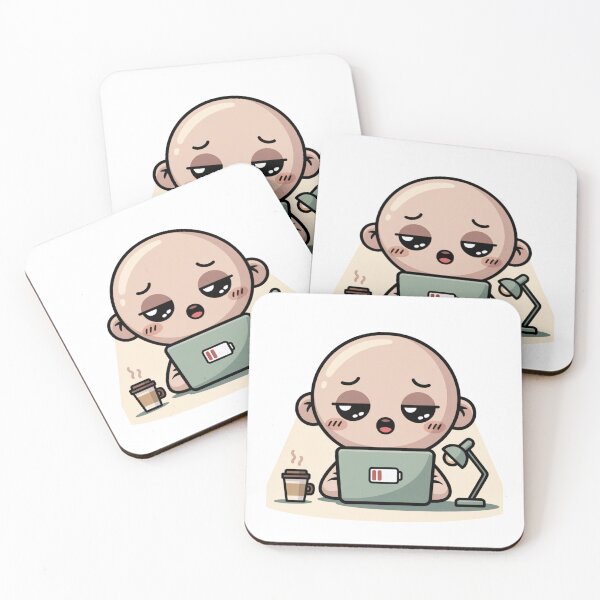 Item preview, Kawaii Office Worker Low Energy Mode designed and sold by McVrax.