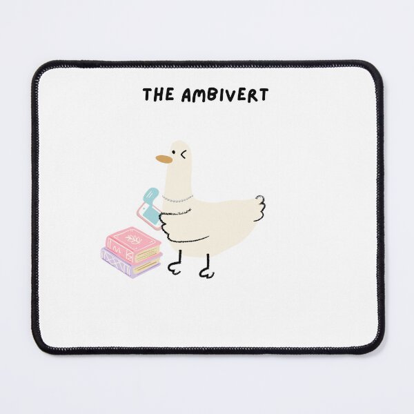 Item preview, Ambivert Personality Mbti Cute Pastel Friendship Duck Pigeon designed and sold by ChibiKiramimi.