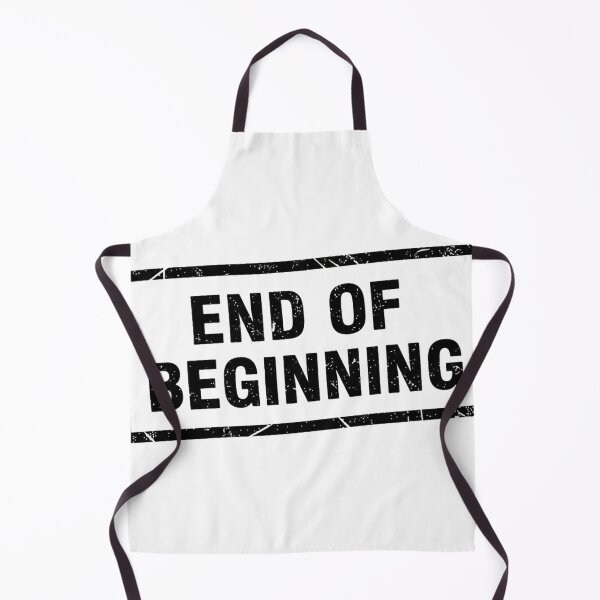 Item preview, End of Beginning – Dark Grunge Typography Quote Design | New Beginnings Aesthetic designed and sold by inaveed.