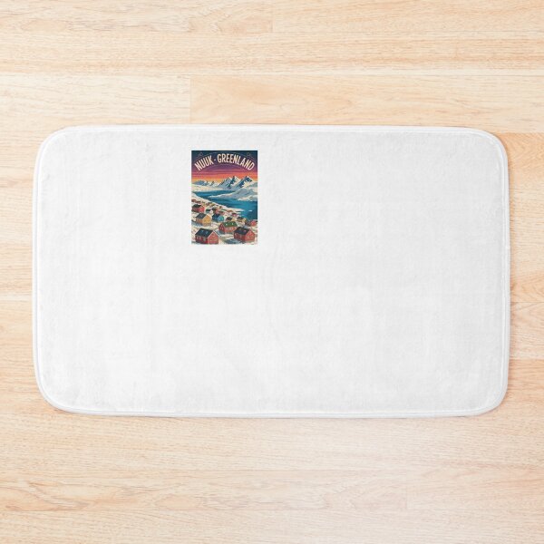Item preview, Nuuk Greenland Travel Poster  designed and sold by TulipaGraphics.