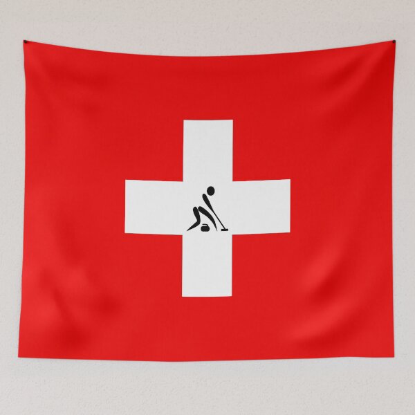 Item preview, ZPS Team Curling Switzerland designed and sold by ZaryaParx.