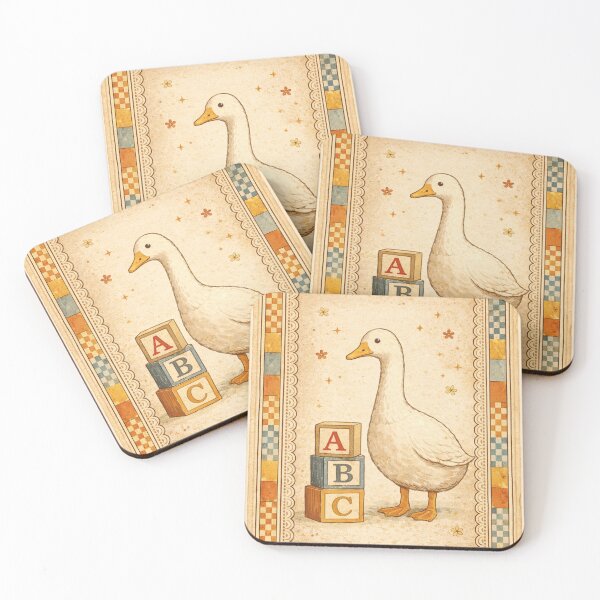 Item preview, ABC Block Goose | Throwback Kid Vintage Nursery designed and sold by Planthem.