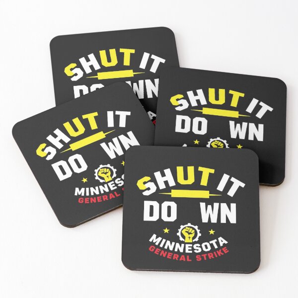 Item preview, Shut It Down – Bold Typography Statement Art designed and sold by Sparkofart07.