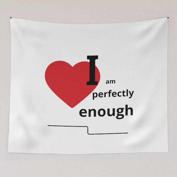Item preview, I Am Perfect Enought – Funny Sarcastic Quote Shirt / Tee / Gift designed and sold by furcen.