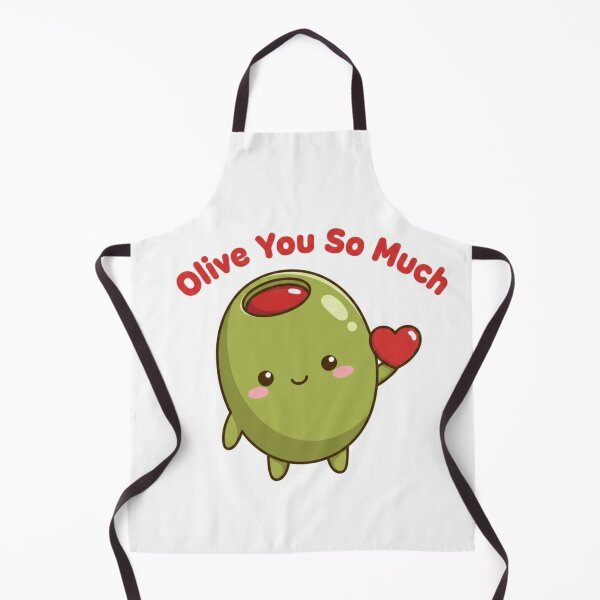 Item preview, Cute Olive Pun Sticker - Olive You So Much Valentine designed and sold by GroundUpCo.
